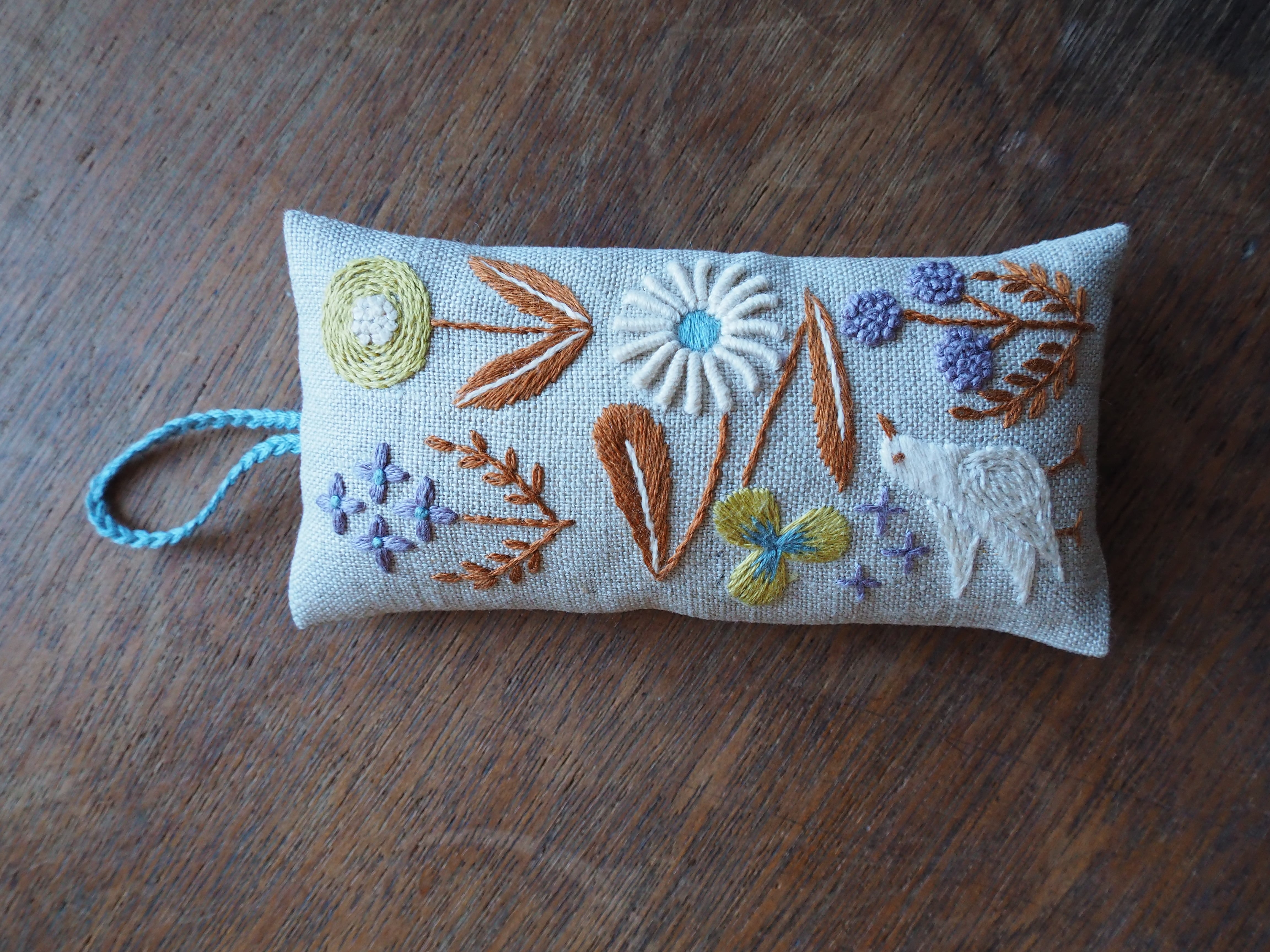 刺繍図案】12か月のピンクッション2 Tiny garden(注・デジタル