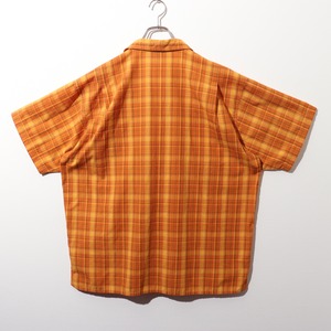 極美品 L オレンジ Puckerware Shirt Patagonia パッカーウェアシャツ パタゴニア  シアサッカー