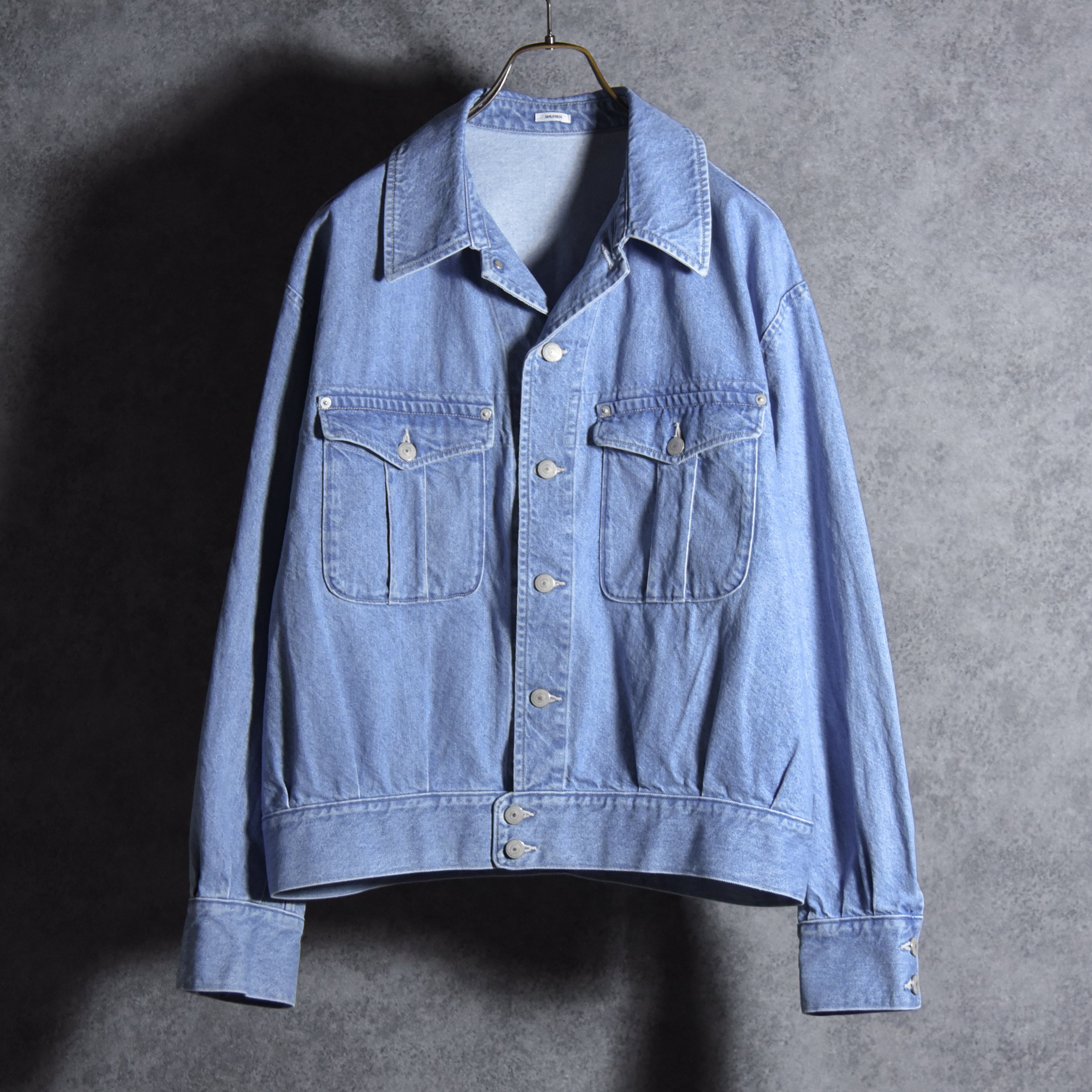 SHUREN】Denim Battle Dress Jacket Indigo Blue シュレン デニム