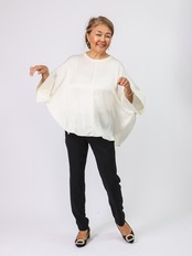 BEATRICE(シルキードルマンブラウス）