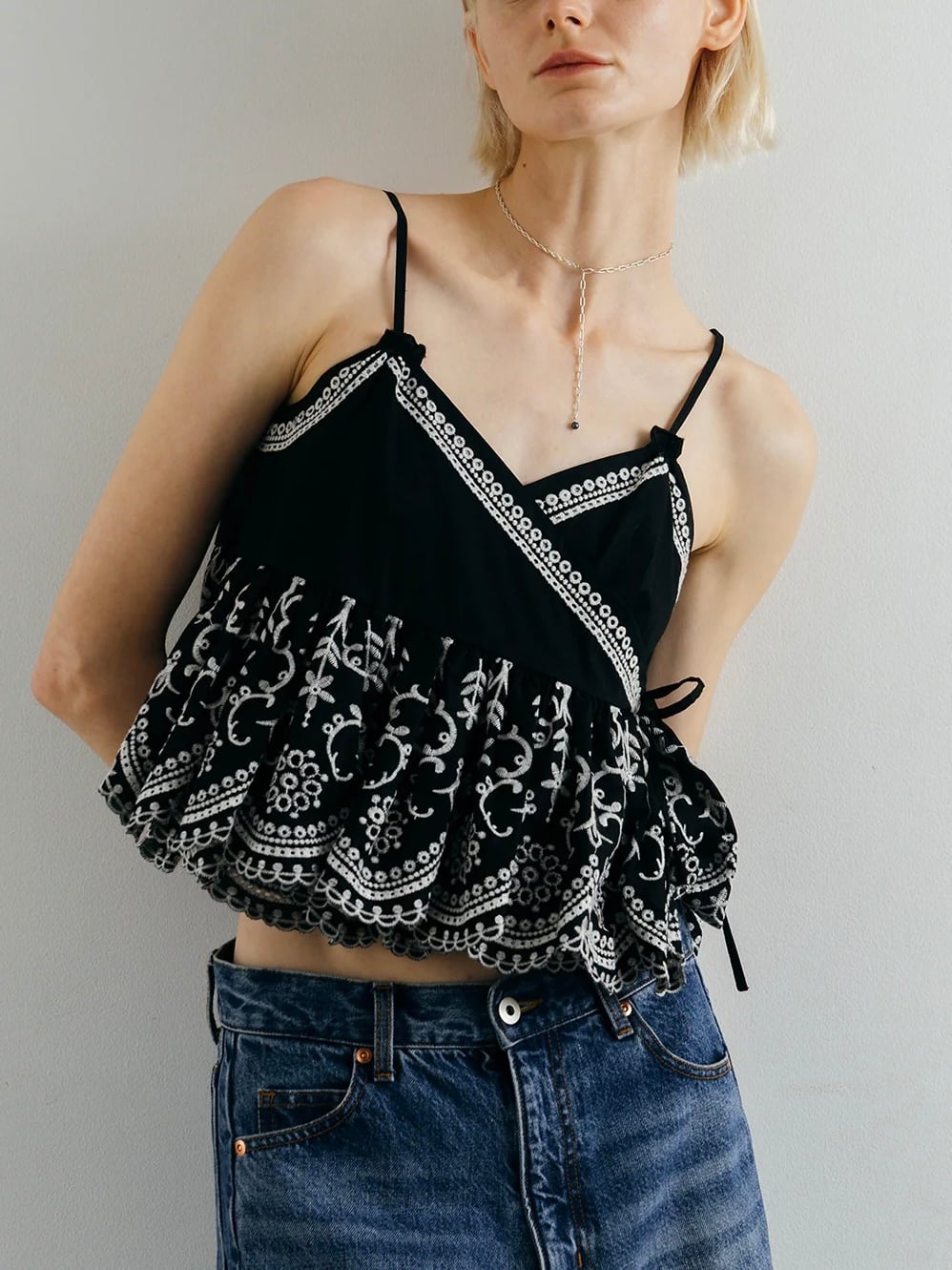 トップス CREDONA LACE PATCHWORK TOPS CREDONA／Lace Patchwork Tops | polne