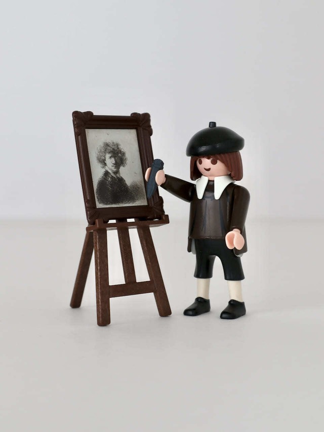 プレイモービル 「レンブラント自画像」 アムステルダム国立美術館 / Playmobil "Self-Portrait Rembrandt" 70476 Rijksmuseum
