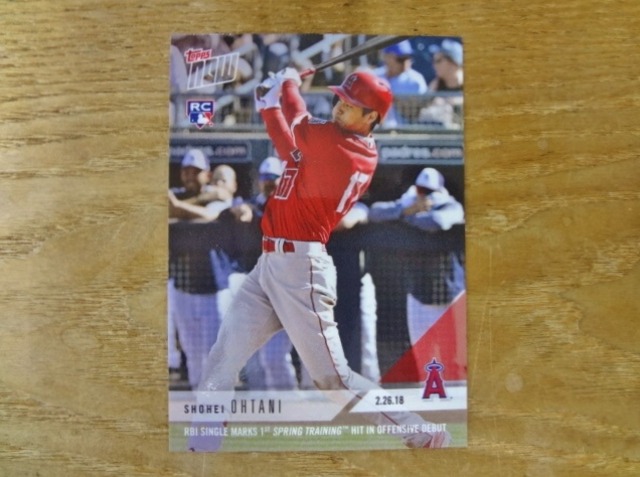 大谷翔平 RC 2018 TOPPS NOW 02.26.18 | スポーツカードミントC&K 