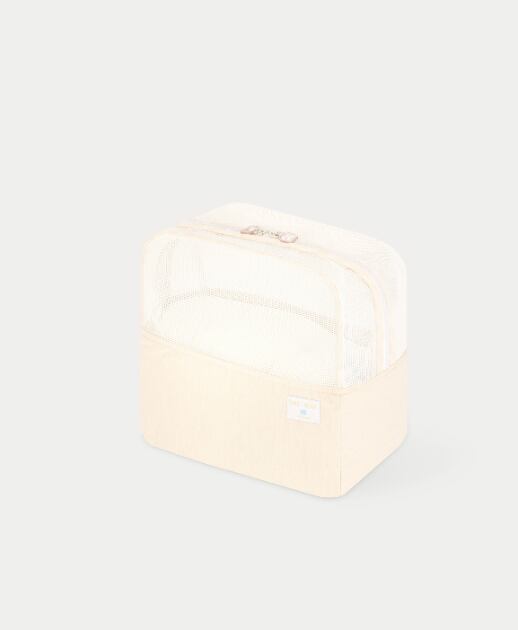 予約【seoru】 Letter bag up mesh (beige)