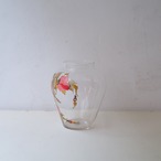 お花のペイントの花瓶-まる