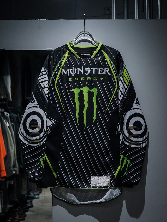 【add (C) vintage】"O'NEAL" "MONSTER ENERGY" Loose Racing Pullover Shirt