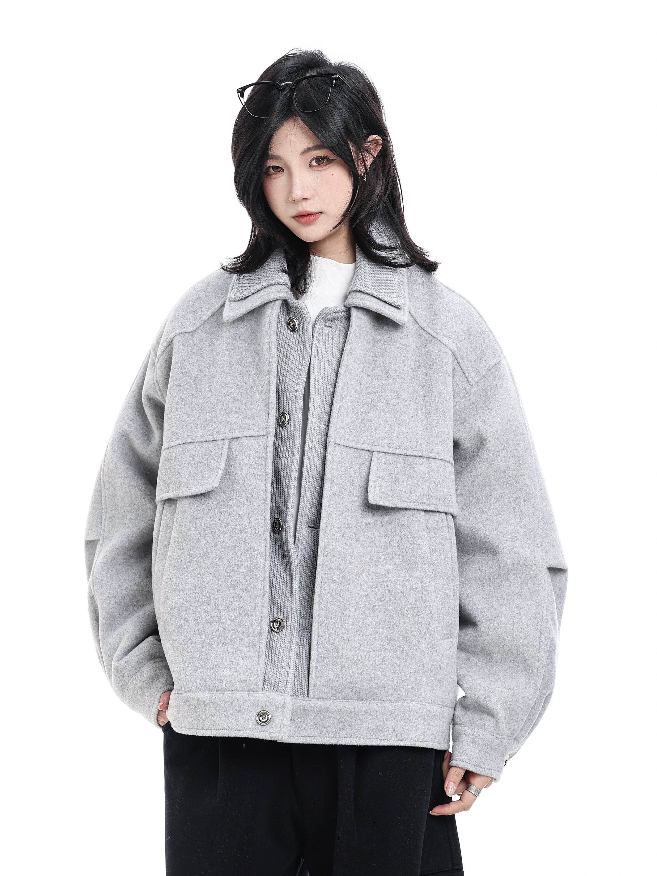 ウールライクシャツジャケット / Wool Like Shirt Jacket