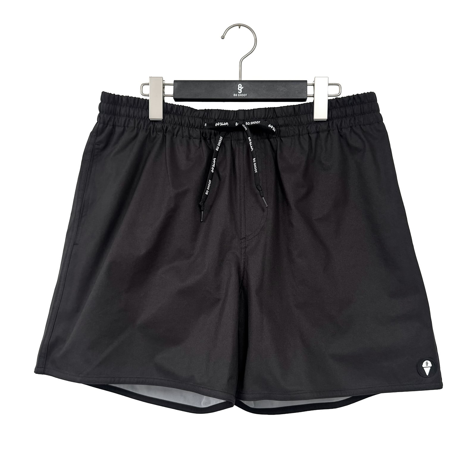 8G SHOOT × 69slam SHORT PANTS -BLACK-
