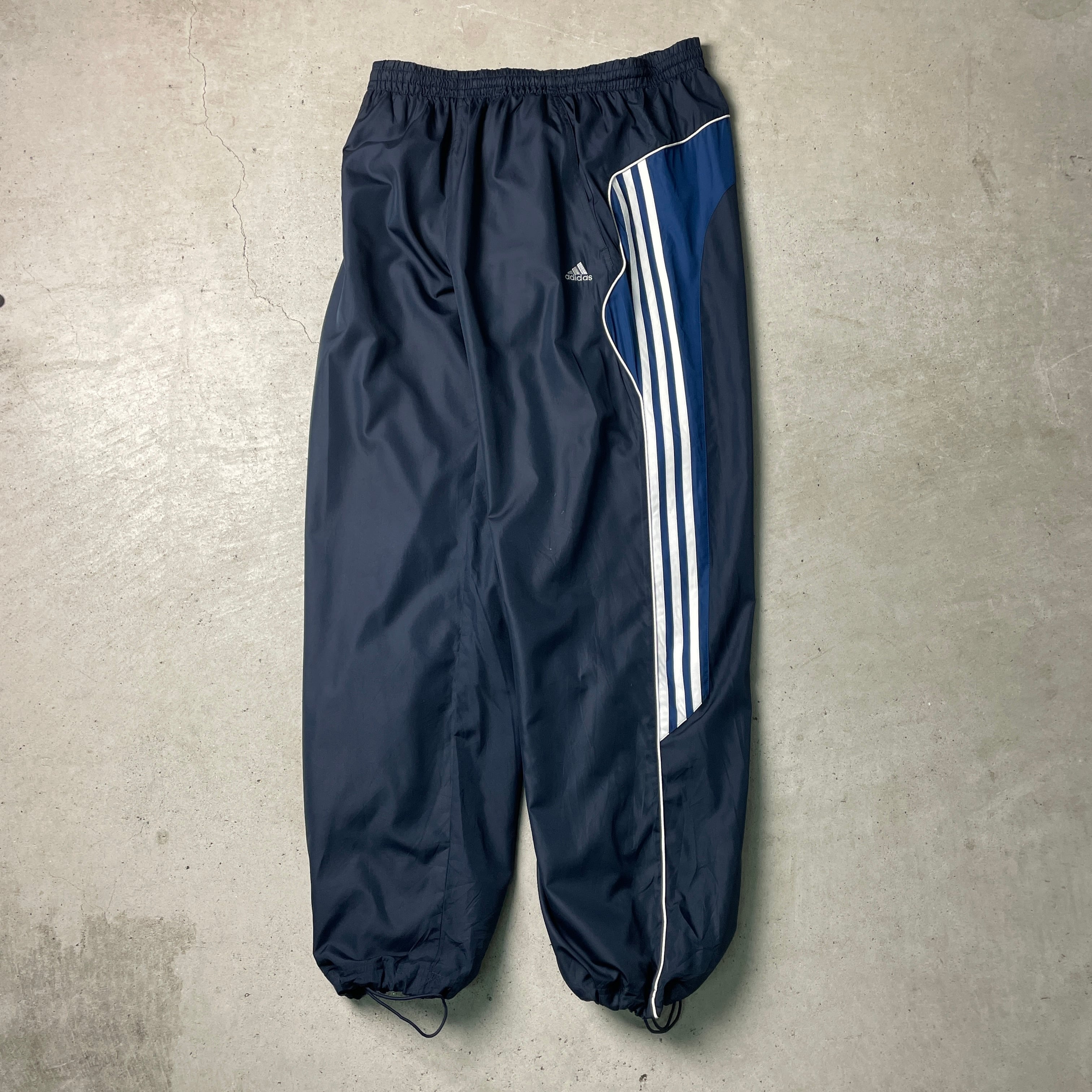 00年代 adidas アディダス ポリエステル トラックパンツ メンズL 古着 ...