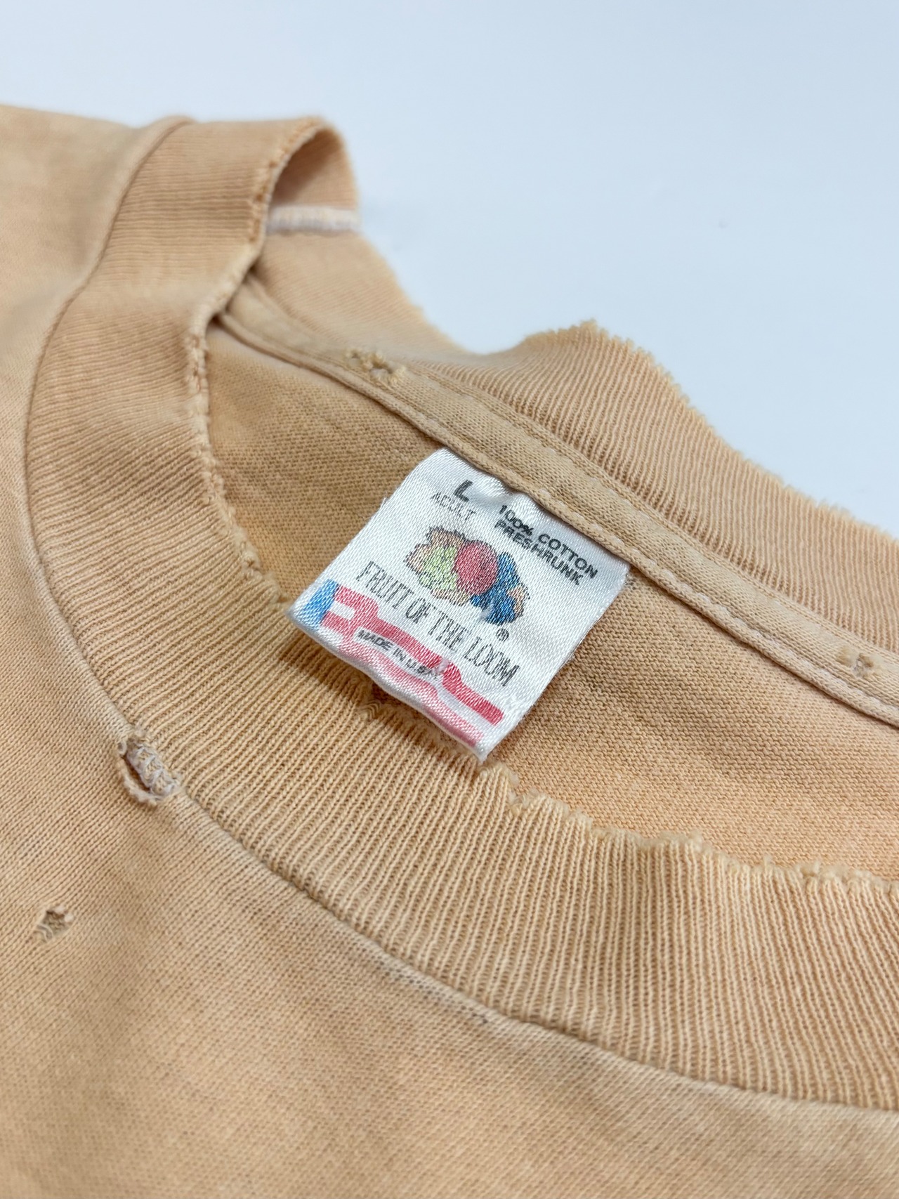 〜90s JOBLESS ANTI-WORK WEAR "SHINNING" Tee MADE IN USA Size L