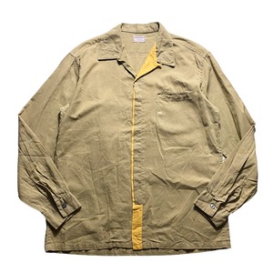 vintage 1960’s McGREGOR cotton open collar shirt