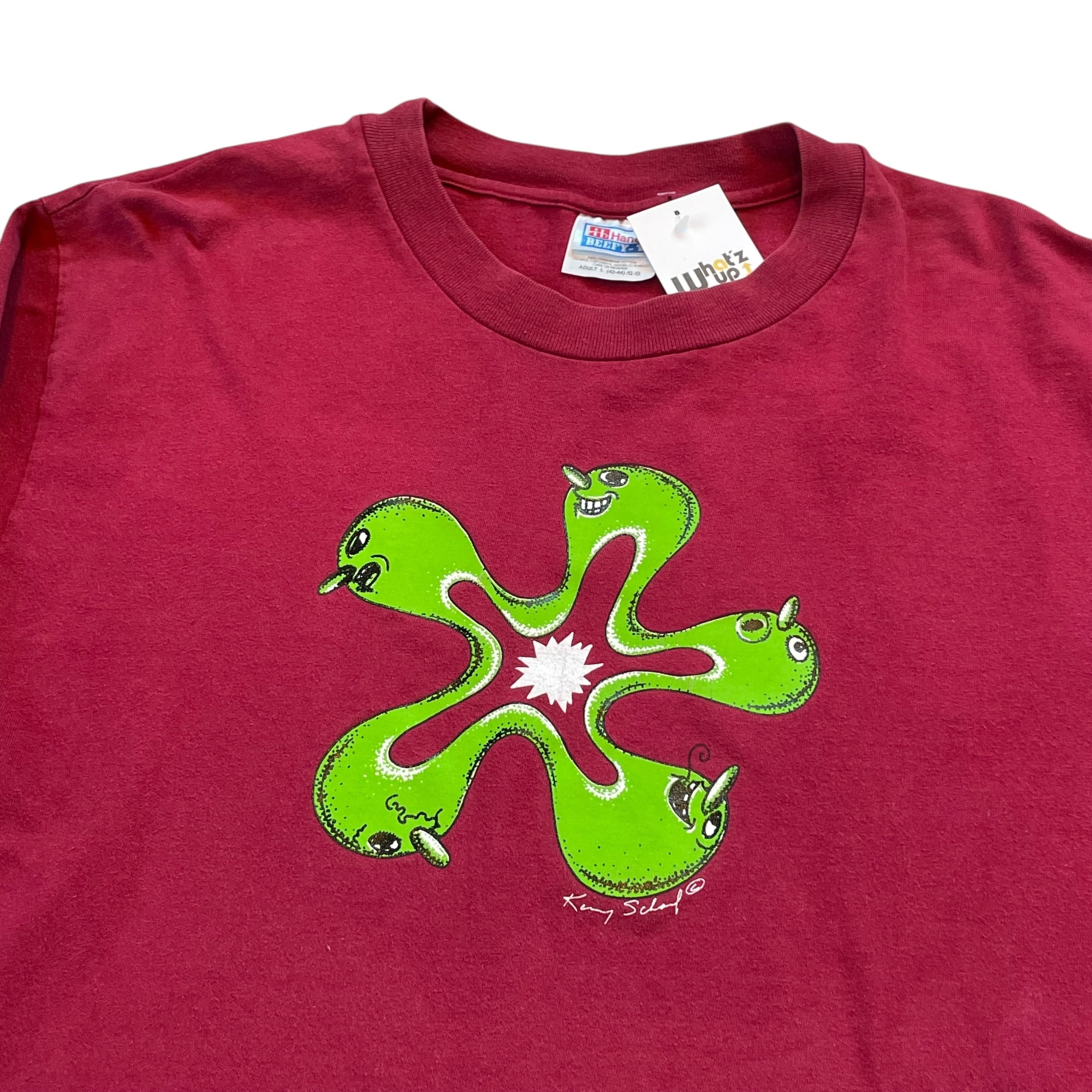 キンケツ DRUNK FOR EVER T-shirt 赤s USED】90'S TRUTH SOUL ARMOR T-SHIRT | KONBINI