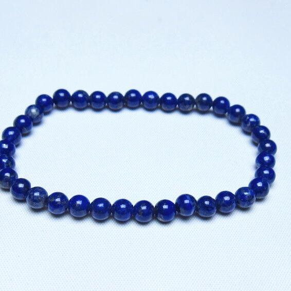 ラピスラズリ ブレスレット 5mm 一点物 メール便可 [M便 1/10] 111-48429