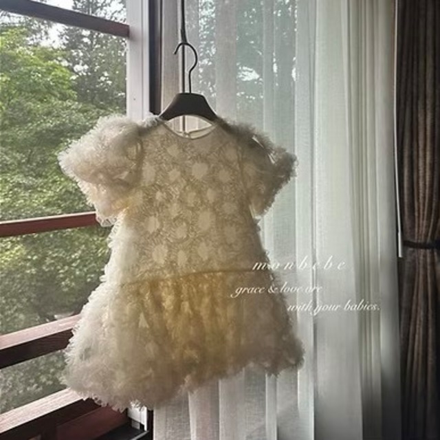 《予約》monbebe ¨ blanc shasha dress