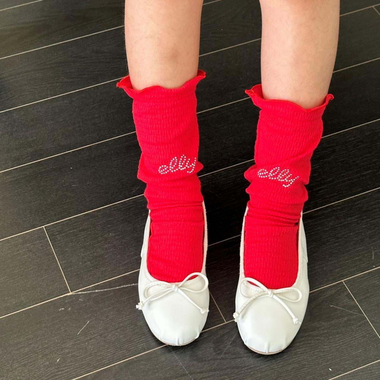 «sold out»«elly molly» スプリングソックス 4colors