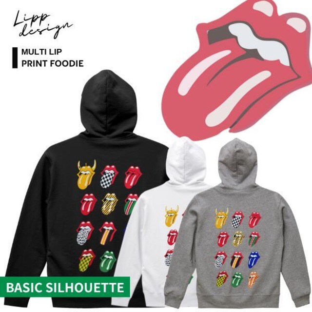 LIPP 「"Multi Lip" Foodie Black/White/Gray」