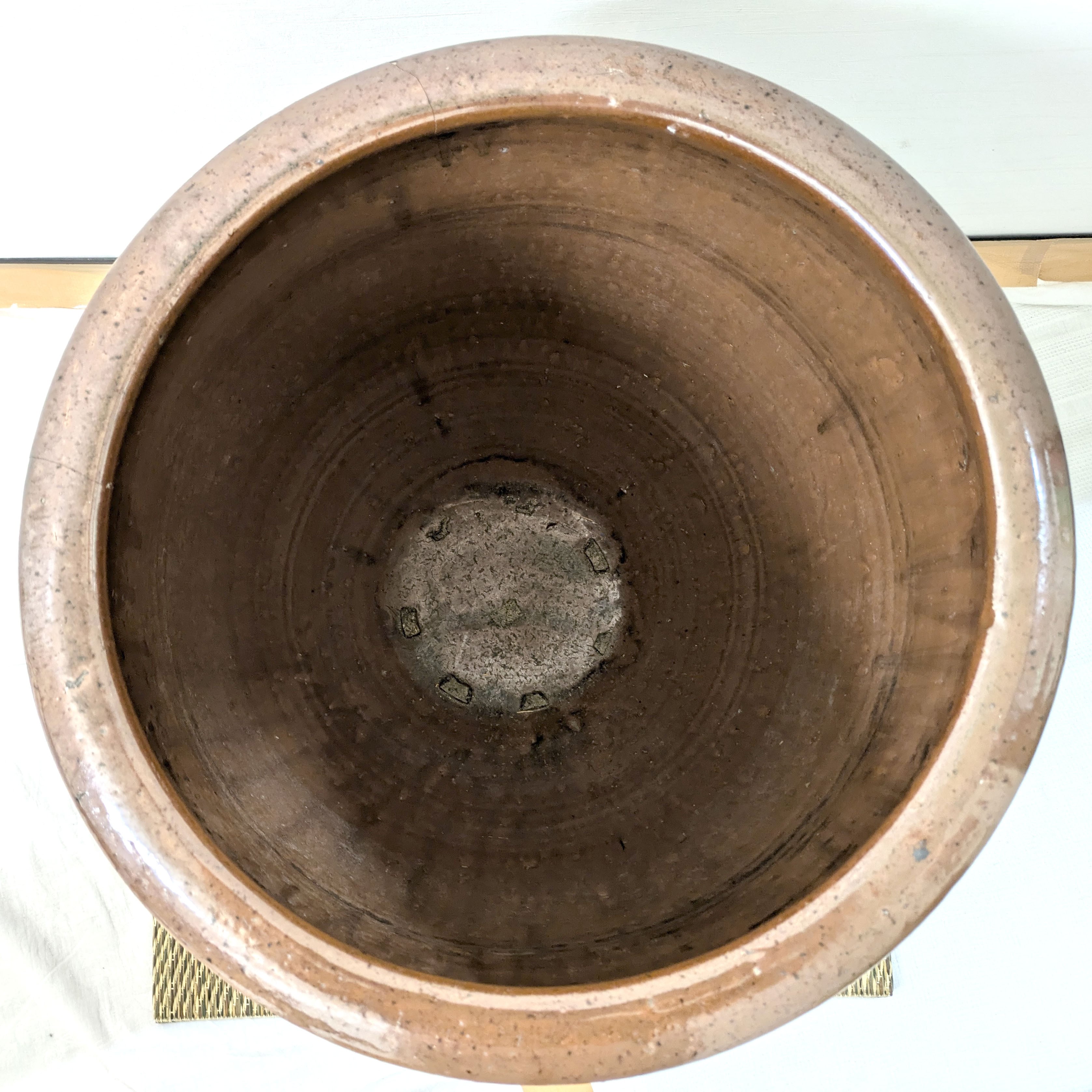 瓶(かめ)・水瓶・メダカ鉢・焼物・陶磁器・No.240913-39・梱包サイズ