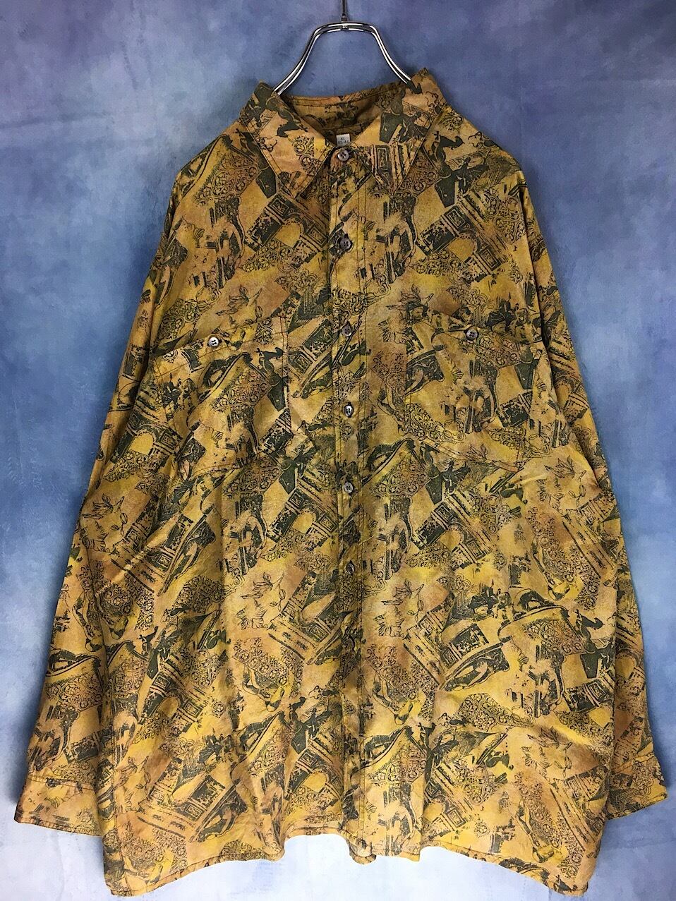 Euro art silk100% shirt