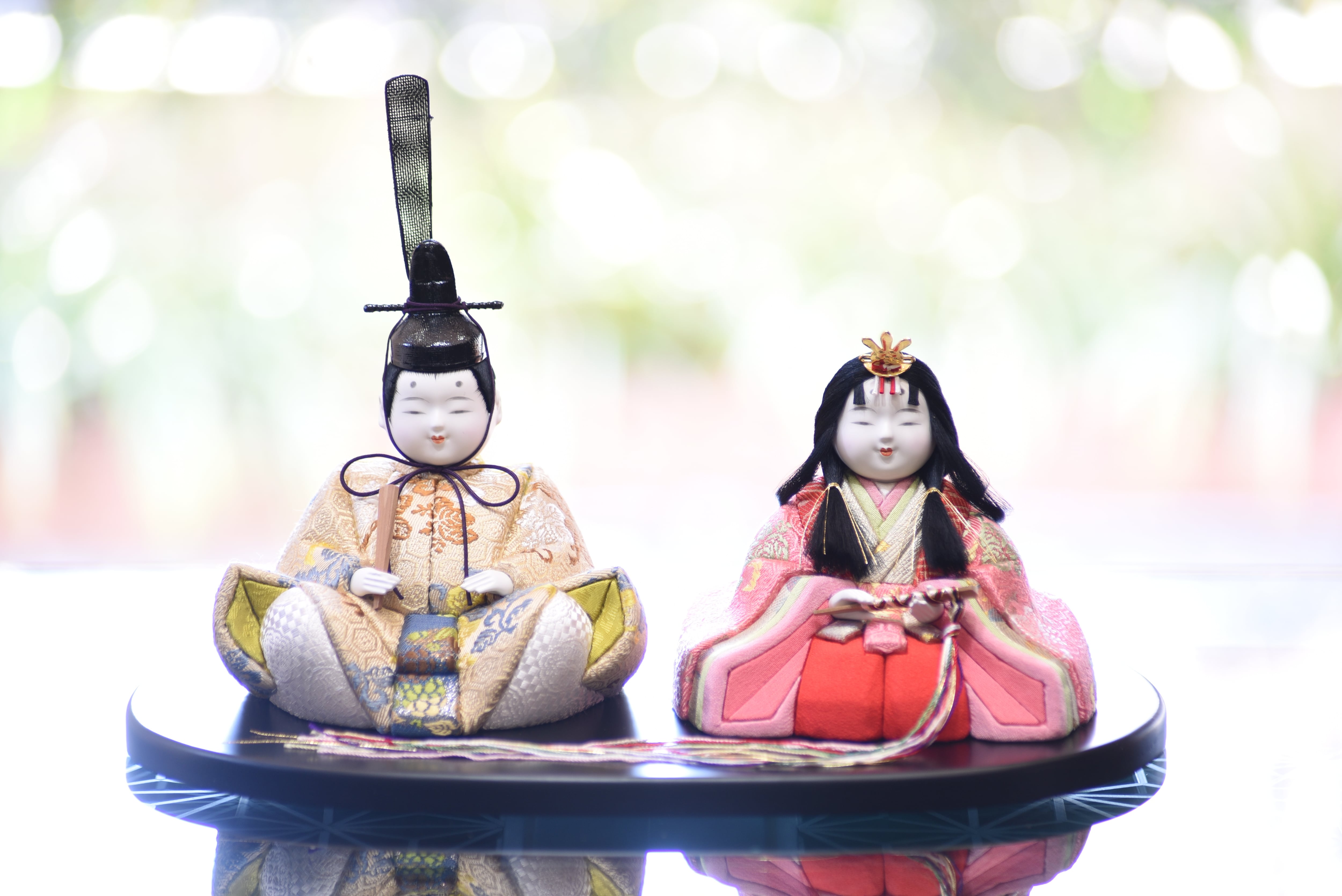 雛人形【桃山雛】小判台飾り | 【有松人形工房】江戸木目込み人形