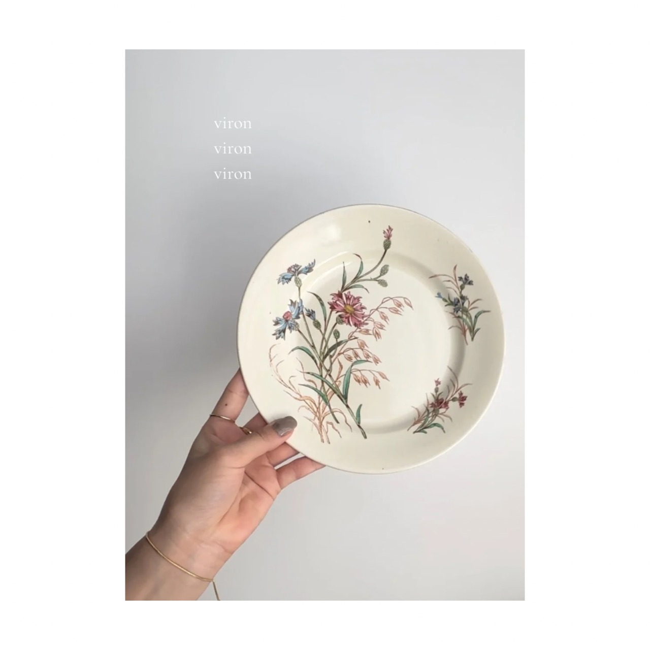 Lunéville ワンプレート フランスアンティーク アンティーク Lunéville ワンプレート フランスアンティーク アンティーク