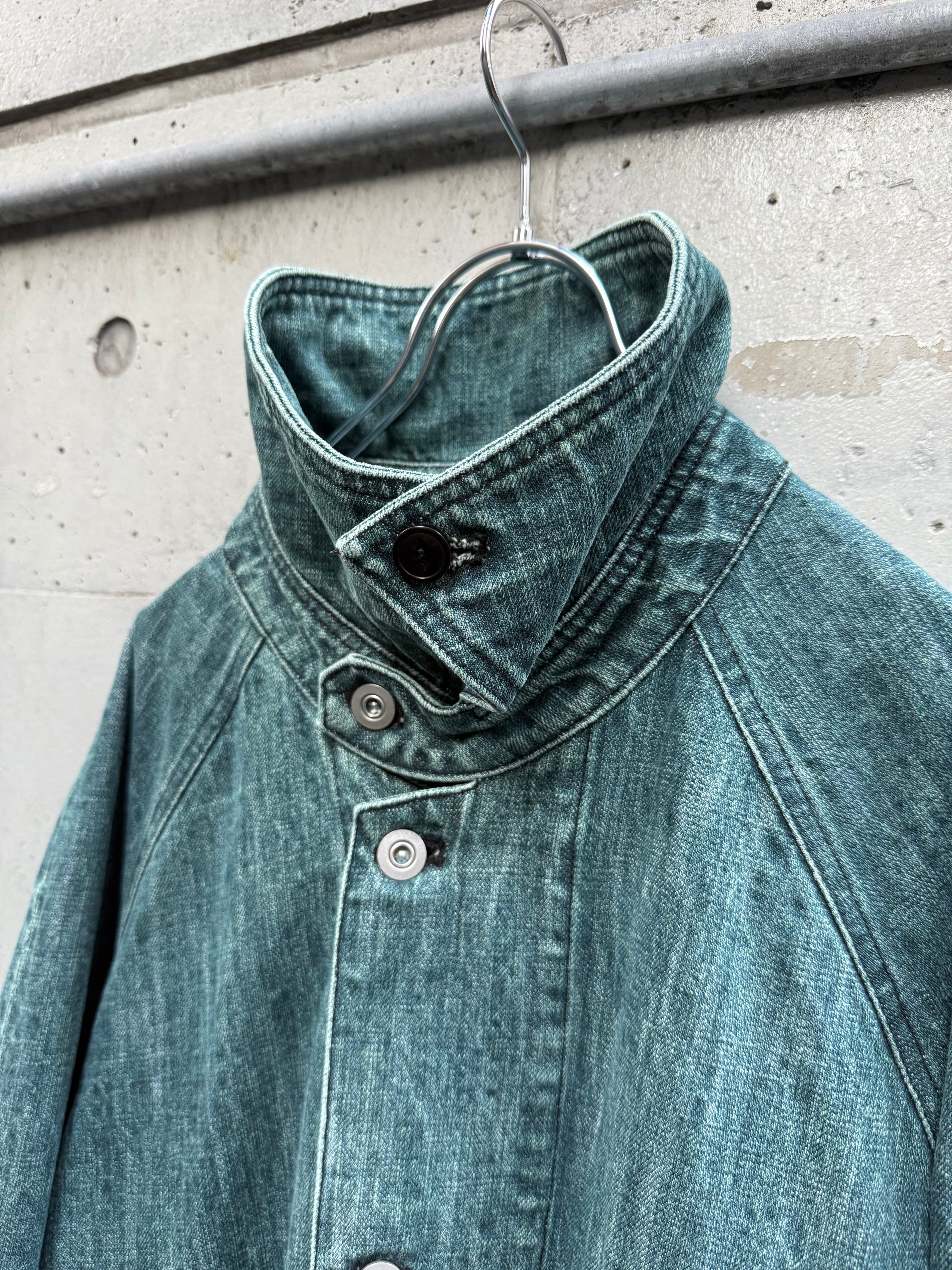 VOAAOV』 RANDOM CRUNCH DENIM Long Coat / used | SUKIKIRAI