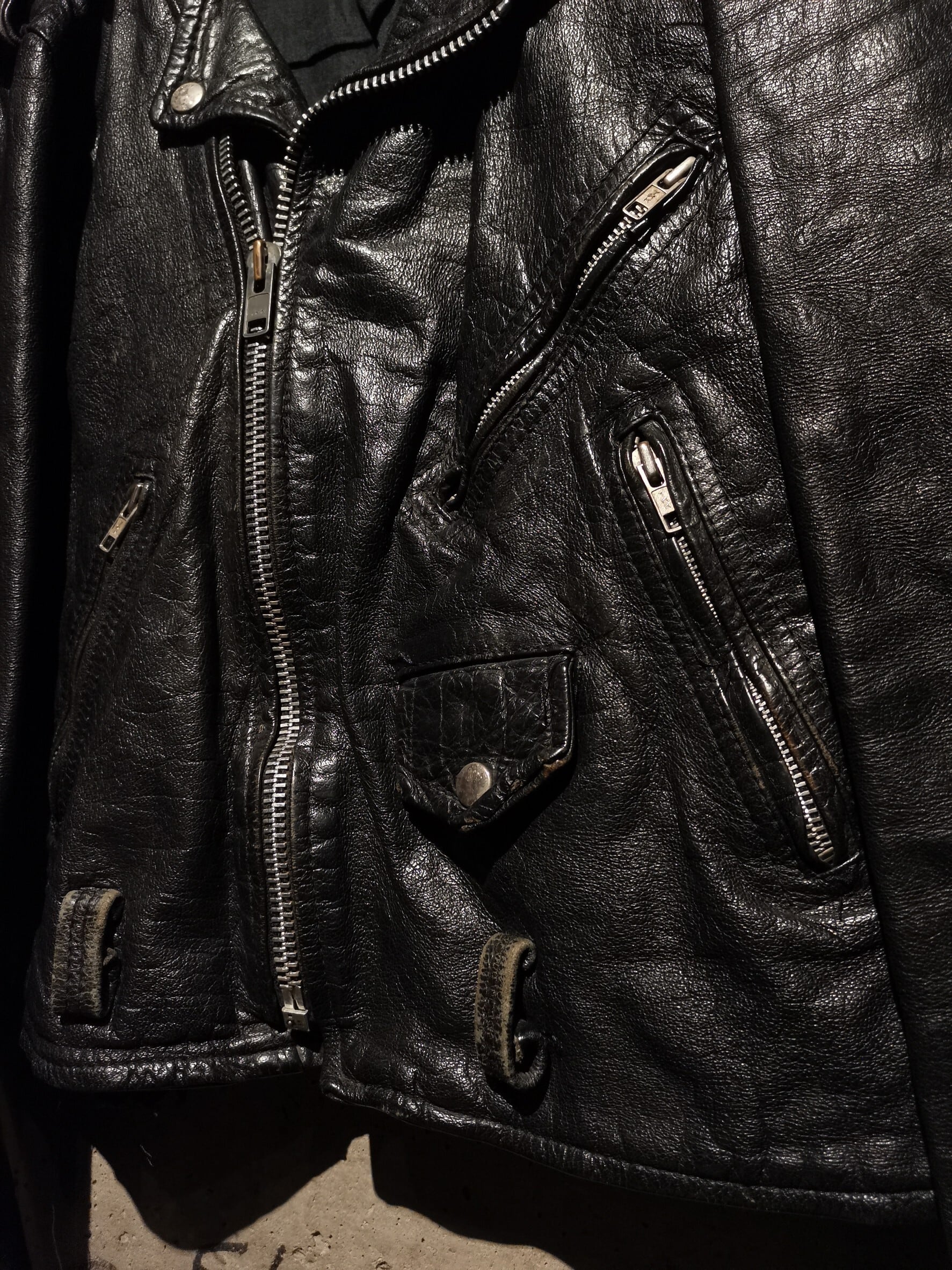 MISFITS ミスフィッツ　ヴィンテージ　カスタムペイントレザージャケット Caka】