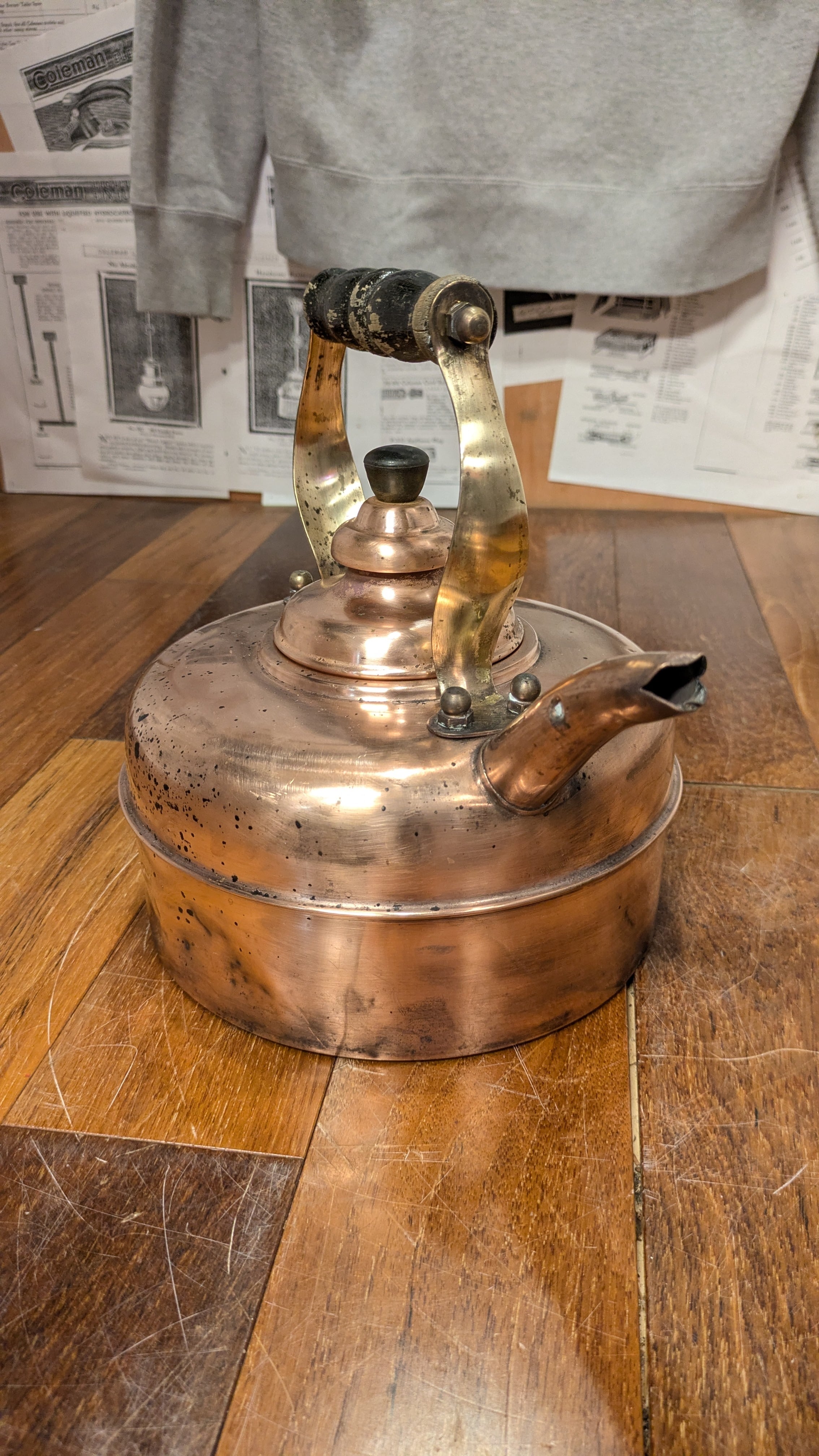 Vintage Simplex Copper Kettle madeinEngland 高級 シンプレックス