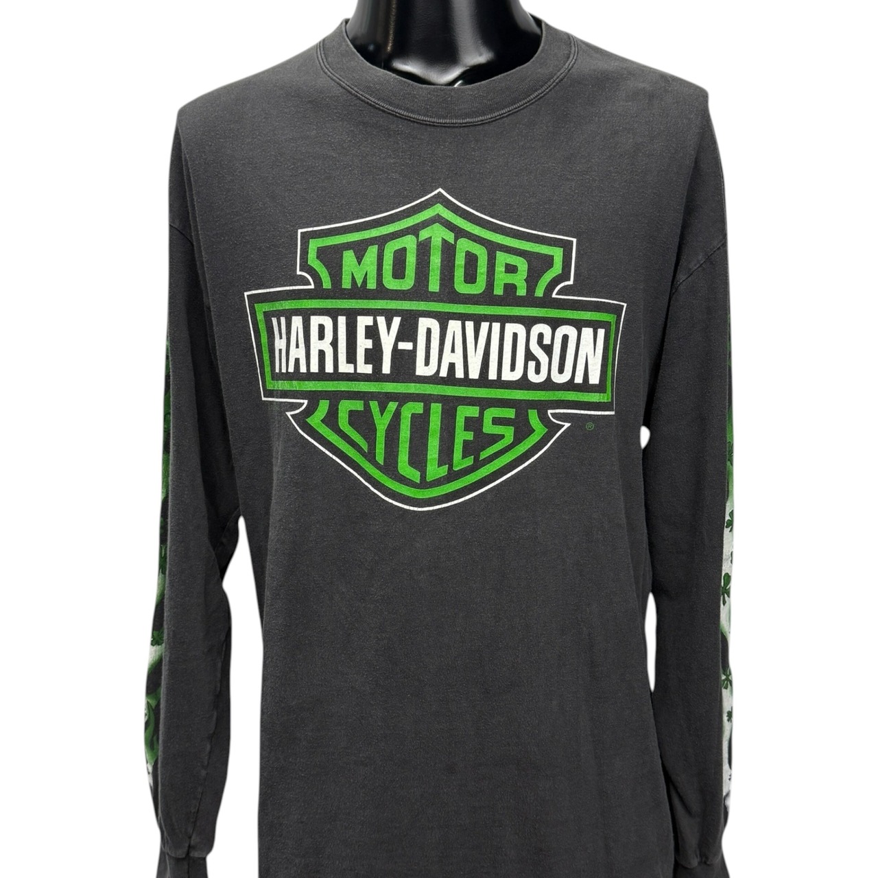 【HARLEY-DAVIDSON】ハーレーダビッドソン "SAVANNAH ST. PATRICK'S DAY" 00's ロングスリーブTシャツ
