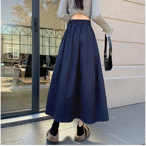 ドット フレア ロング スカート 10300