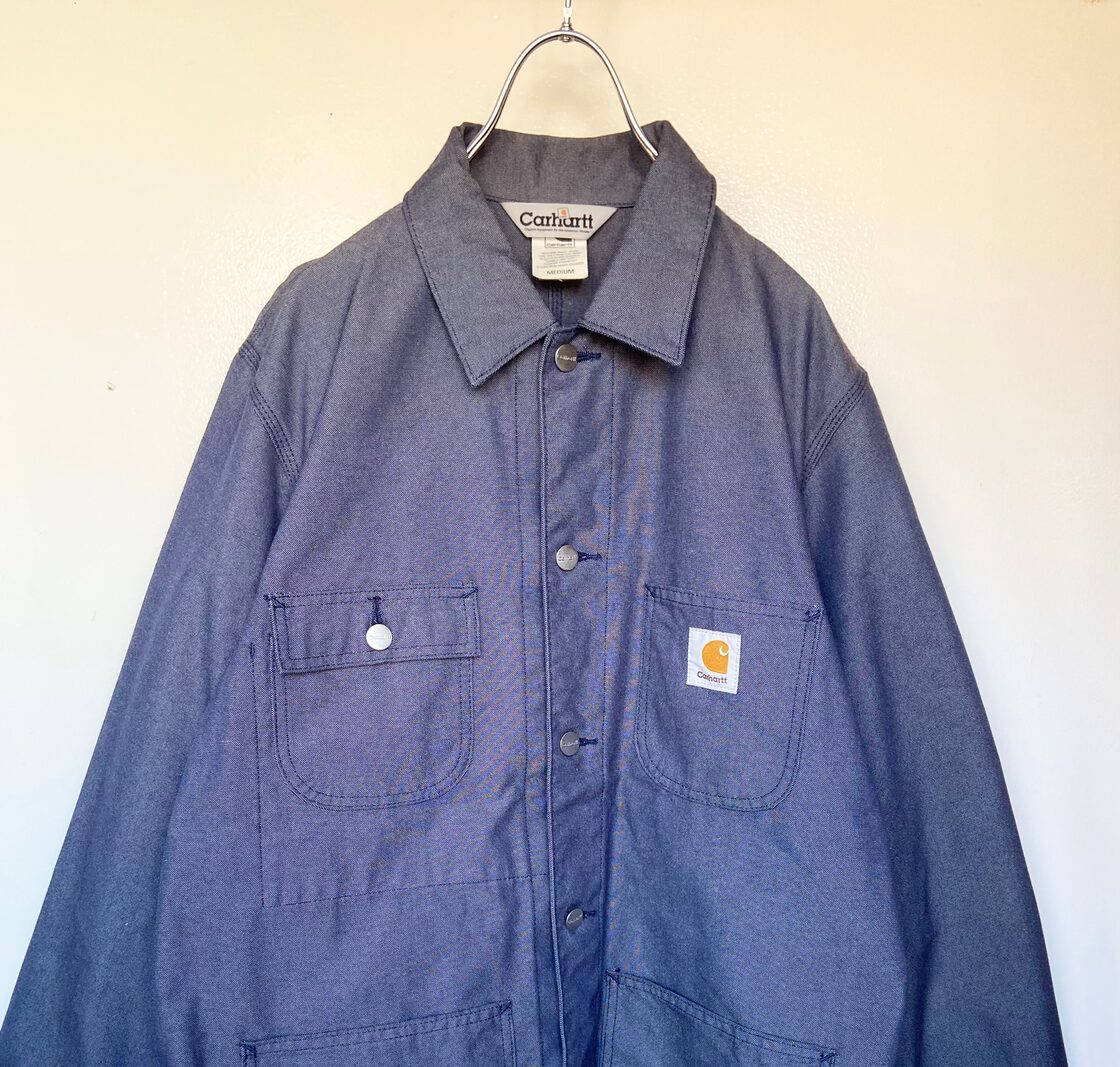 美品 Carhartt/カーハート カバーオール デニム生地 ジャケット 