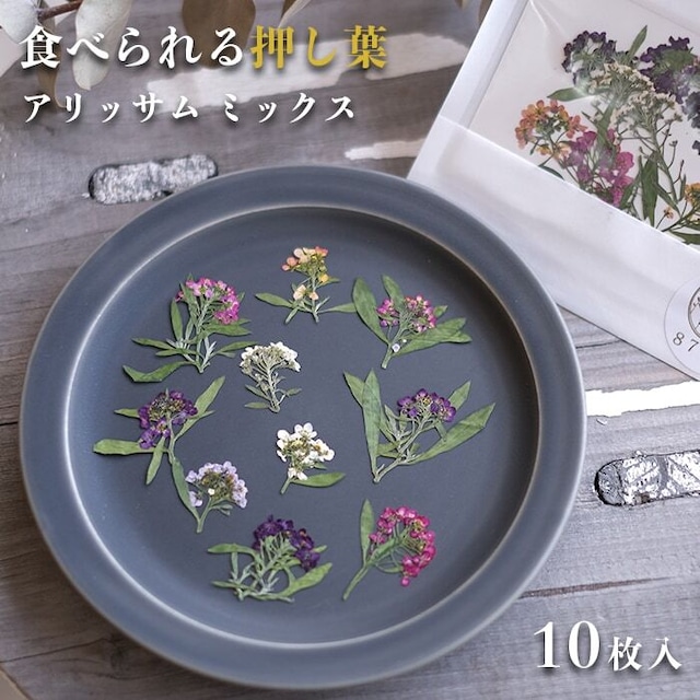 【87farm】食べられる押し花 10枚入（アリッサム ミックス）