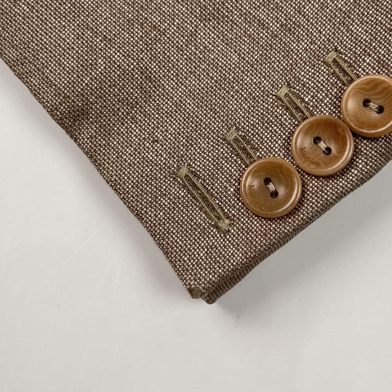 イタリア製 シルク混 MaxMara マックスマーラ テーラードジャケット i 42/ベージュ レディース