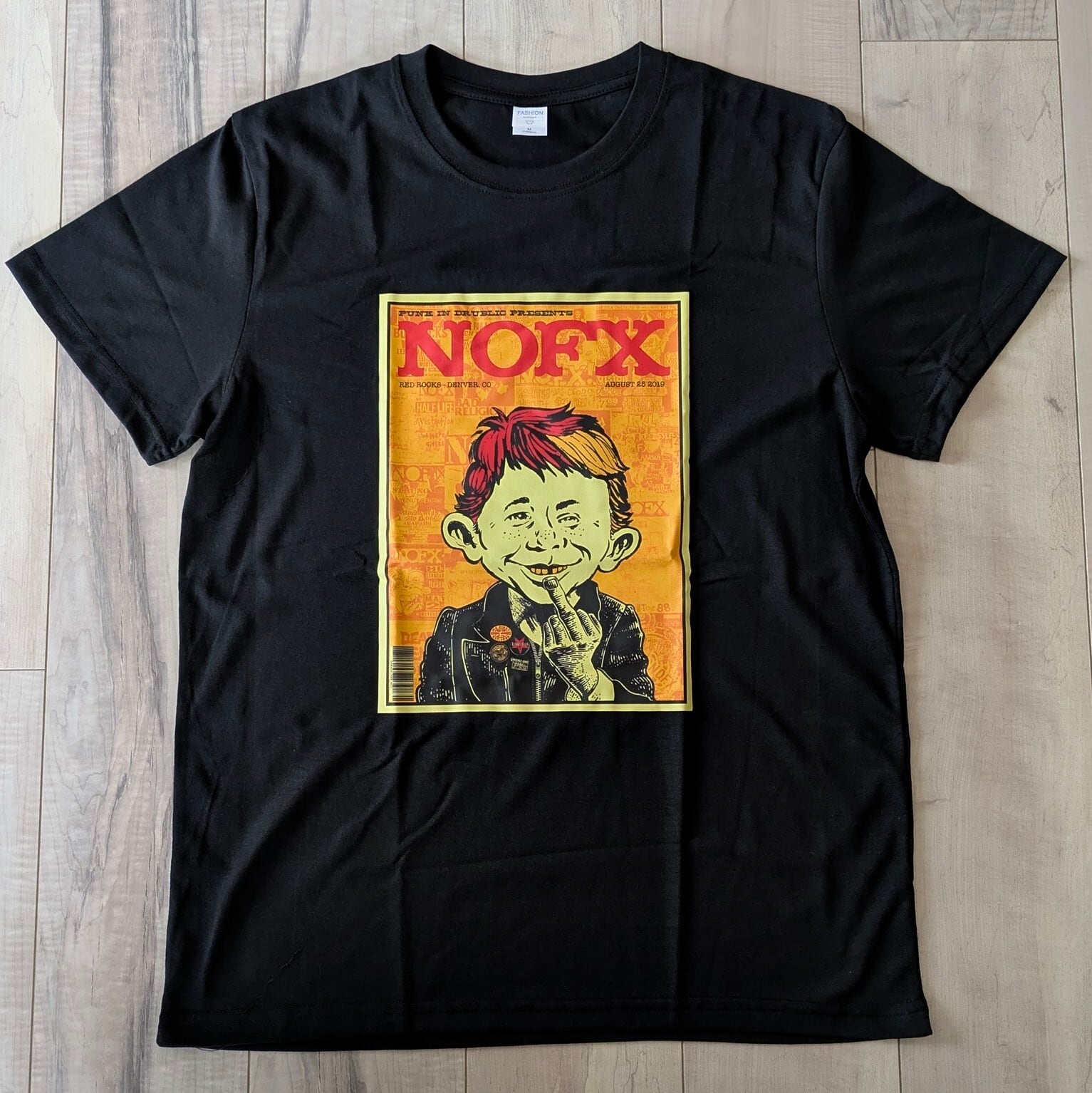 再入荷！【 NOFX（ノーエフエックス）】MAD アルフレッド・E・ニューマン / バンドTシャツ/ Tシャツ〚アメリカン雑貨 アメトイ〛