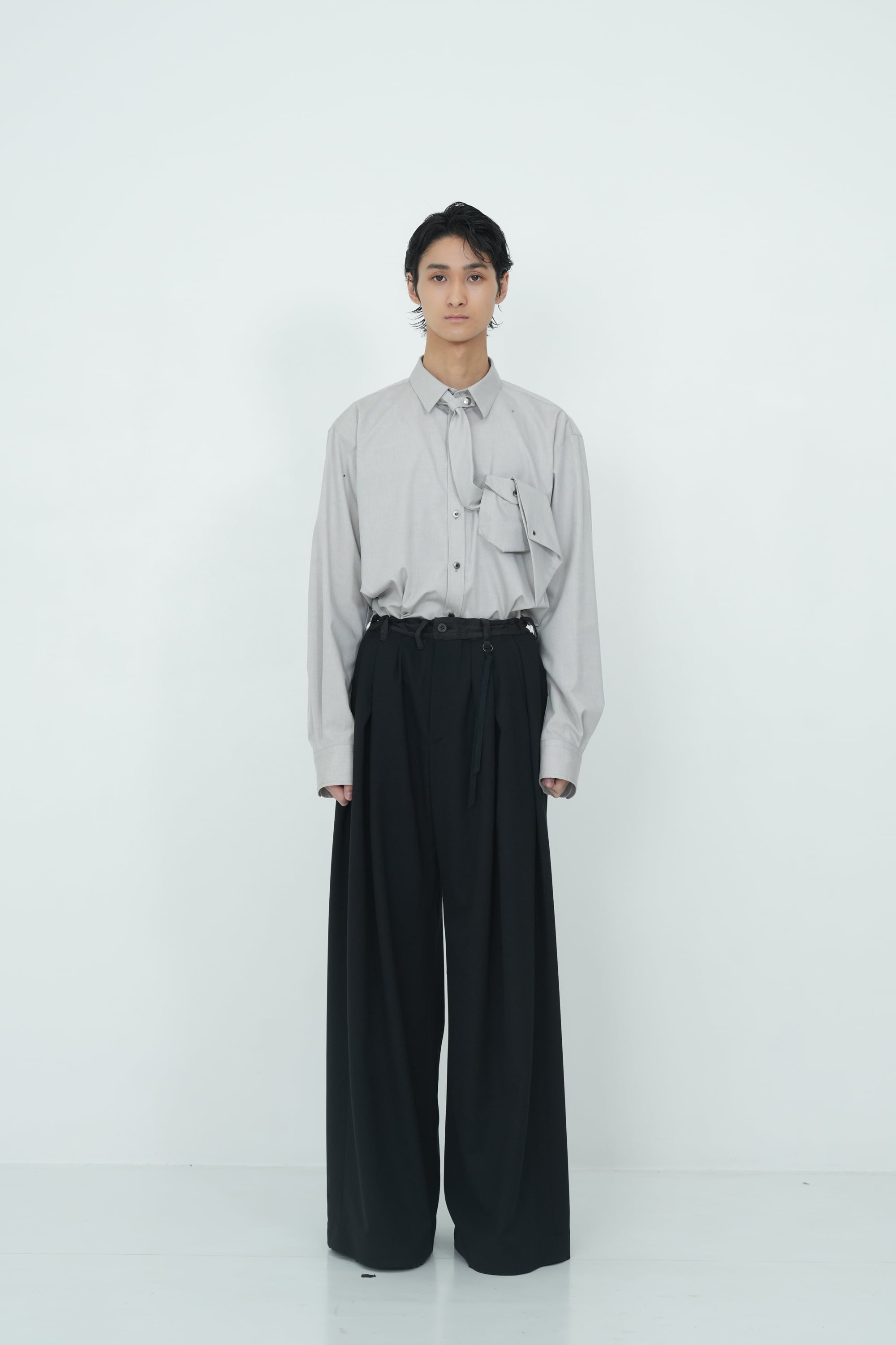 26AW | MEN】Tamme タム / 4-TUCK WIDE SLACKS / ワイドスラックス