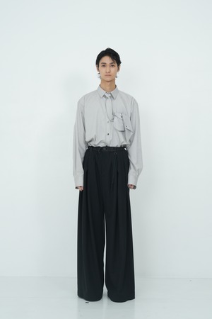 【26AW | MEN】Tamme タム / 4-TUCK WIDE SLACKS / ワイドスラックスパンツ. 26A0371