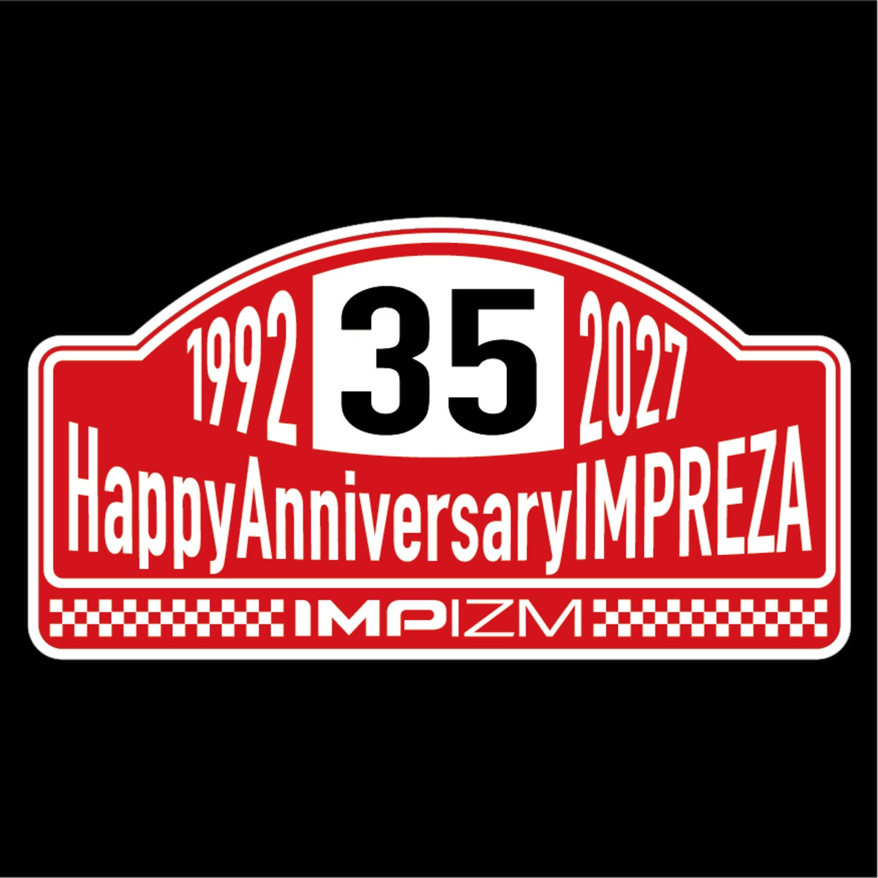 【35YEARS ANNIVERSARY】ステッカー