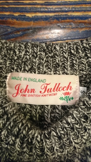 "JOHN TULLOCH SWEATER" MADE IN ENGLAND | BOW & ARROW WEB STORE