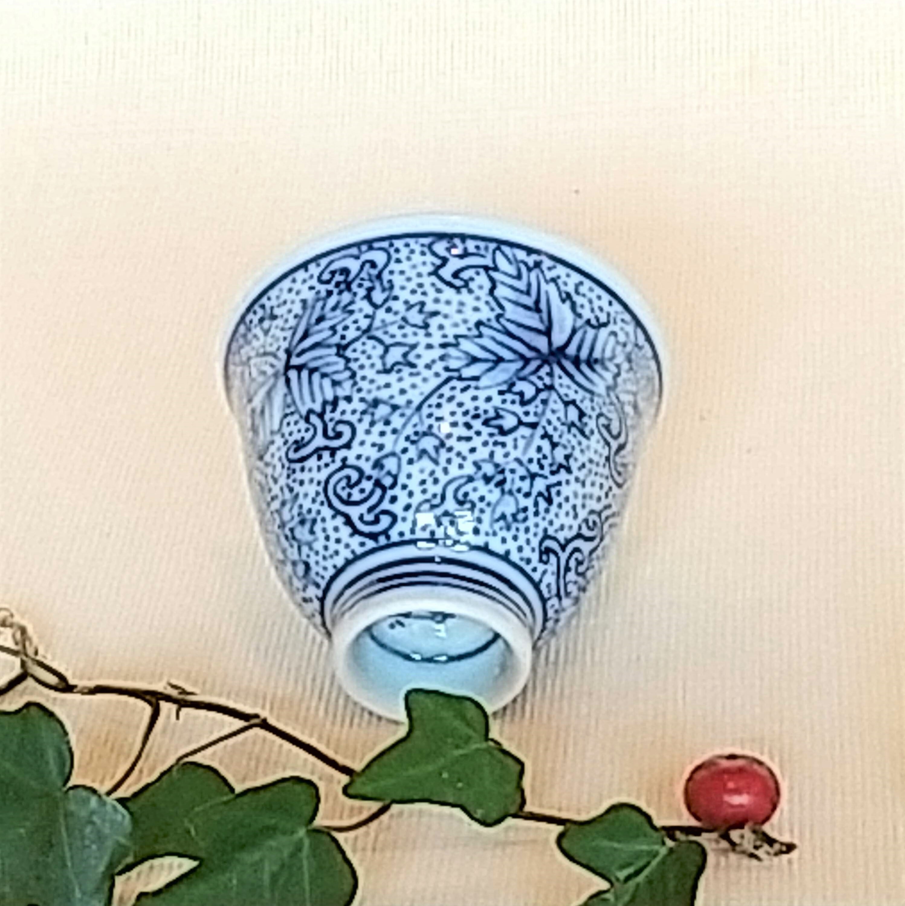 伐太郎窯 染付 桐紋 玉露煎茶 | 有田焼作家の作品が買えるお店