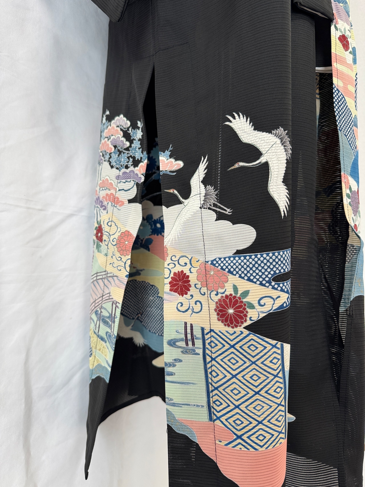 Black Longcoat See-through 602