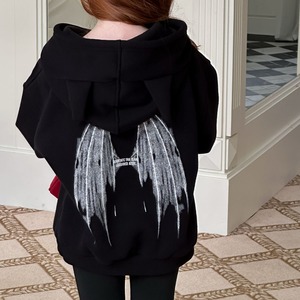 冬小悪魔パーカー厚手