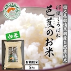 令和５年産【5kg】プレミアム有機精米 「那須くろばね芭蕉のお米」