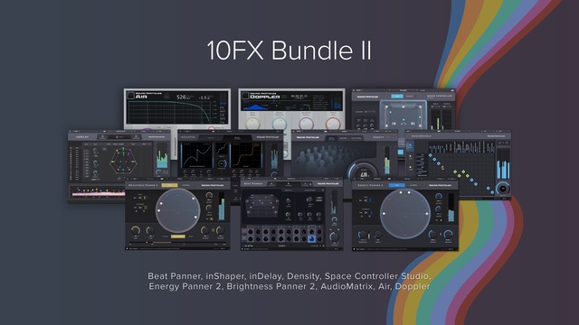SOUND PARTICLES - 10FX II（プラグイン10製品のバンドル）
