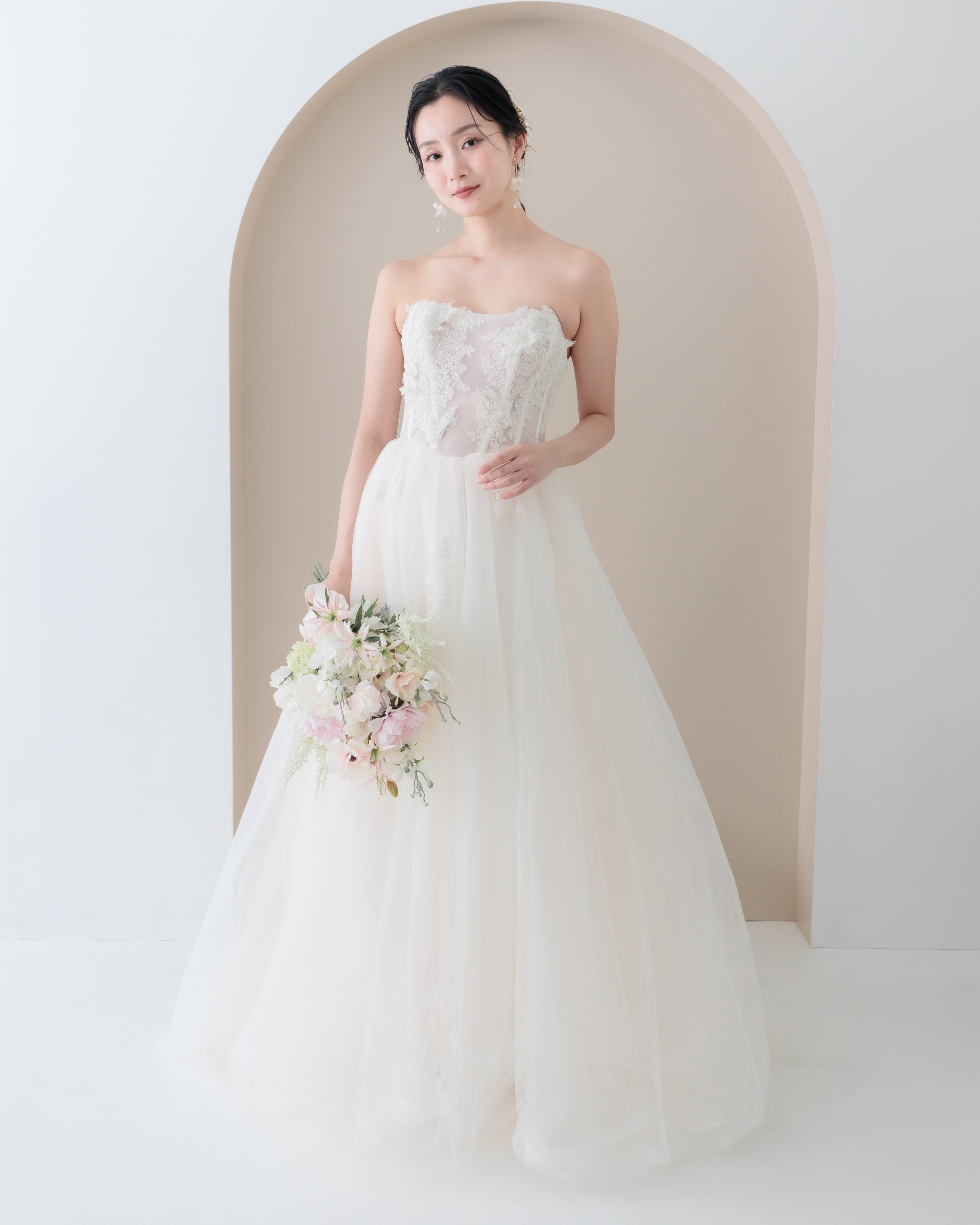 2WAY仕様ウェディングドレス【WD2509-06】 | ブライダルアクセサリー