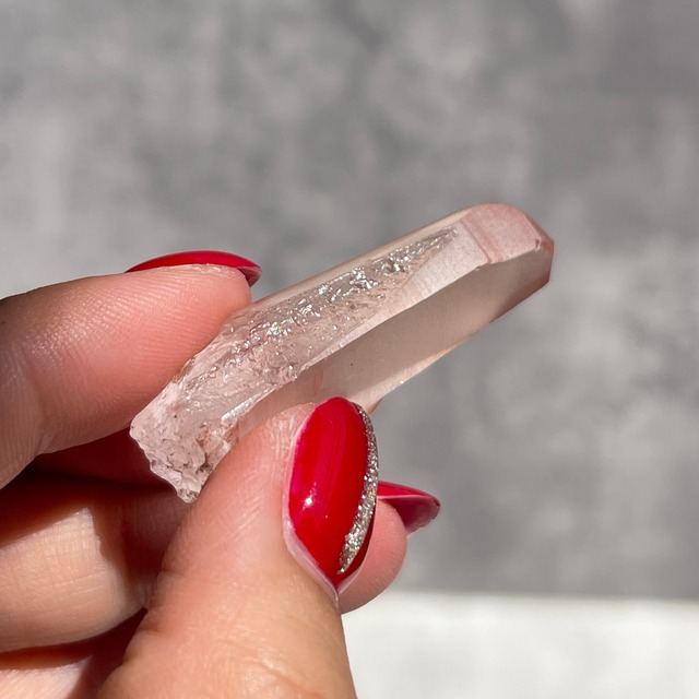 ブラジル・ミナスジェライス州産【ピンクレムリアン】⑨ 鉱物 天然石 パワーストーン