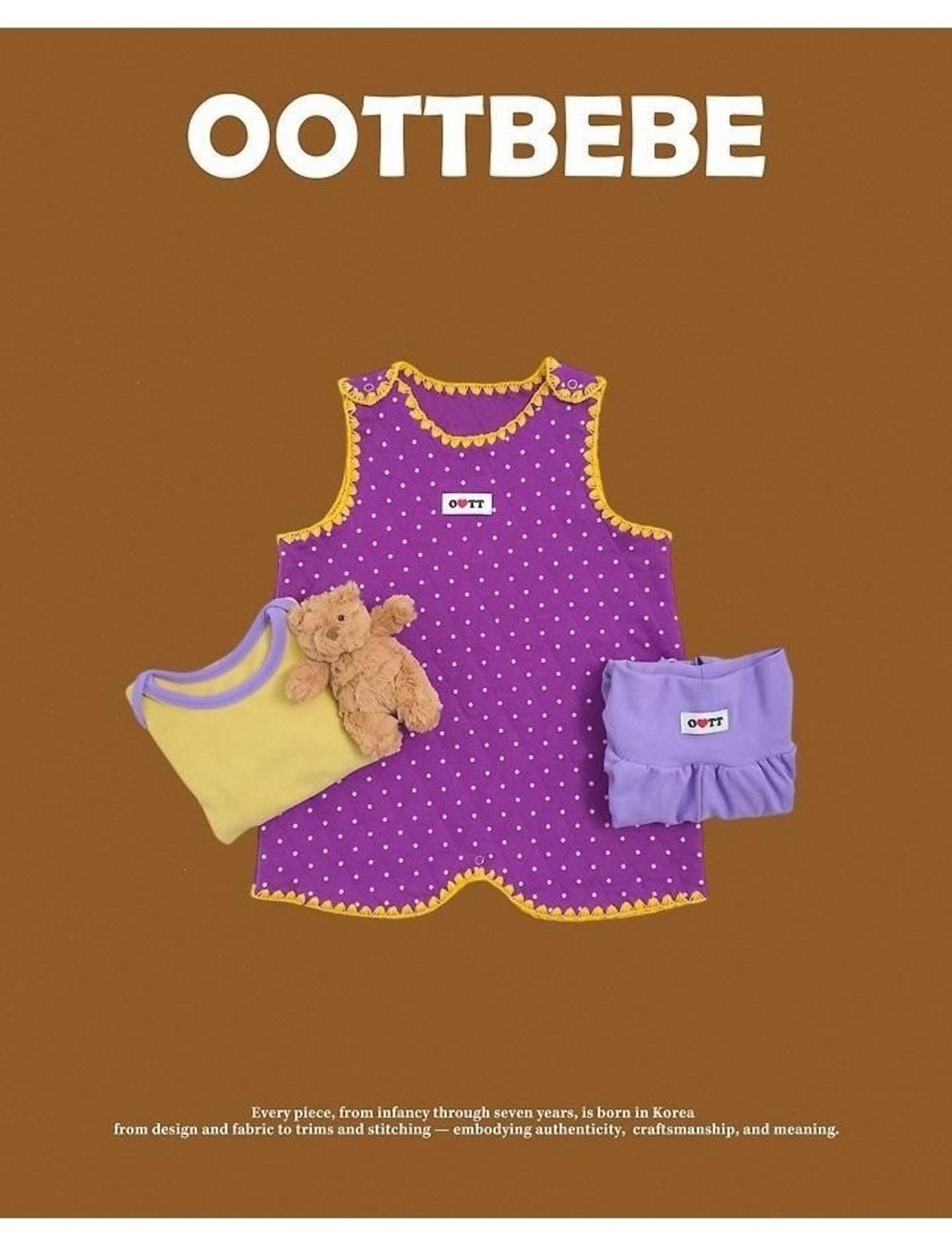 韓国子供服 / 26winter / oottbebe / メロベベスリーパー / キッズ / 冬服 *S~L*