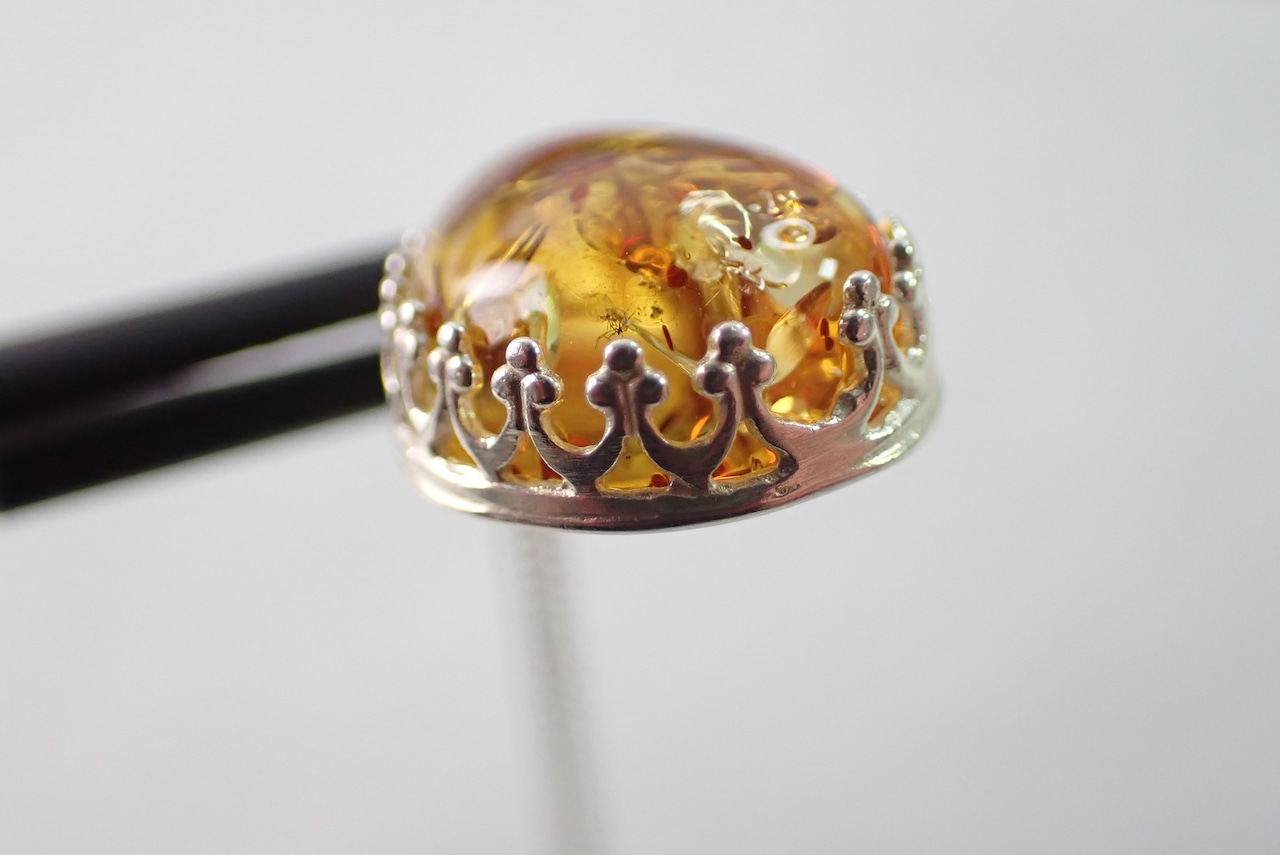 ワンポイントネックレス(バルティックアンバー) 2.57ct [C2‐208]