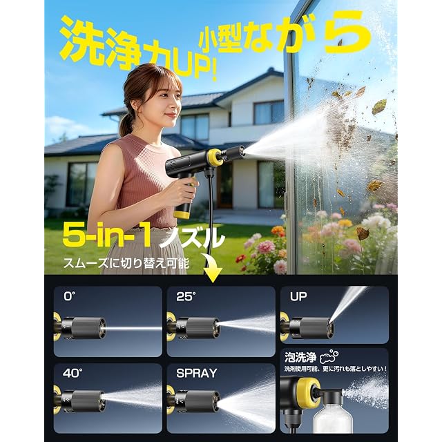 コードレス高圧洗浄機 充電式 超ミニ Immpoest 2026新登場【洗車店プロ