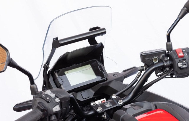 キジマ(Kijima) バイクパーツ ステー ハンドル マウントバー スチール製 NC750X/DCT('21-) φ22.2mm マットブラック 204-0709