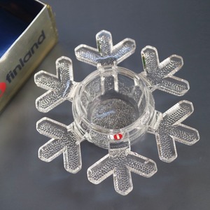 Iittala イッタラ / Snow Crystal スノークリスタル キャンドルホルダー