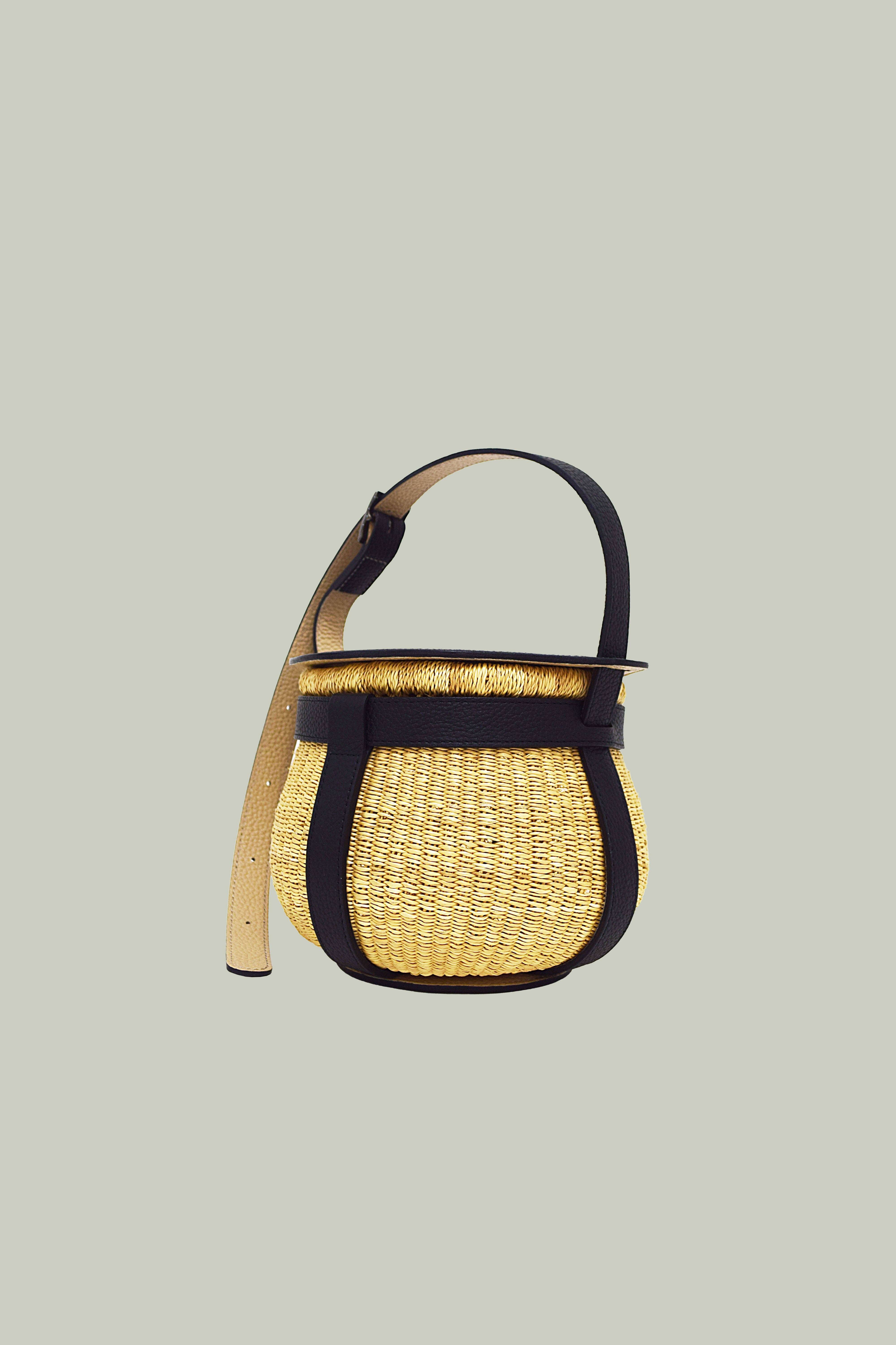 SHOJIFUJITA「1」BASKET SHRINK LEATHER×BASKET BLACK×BEIGE